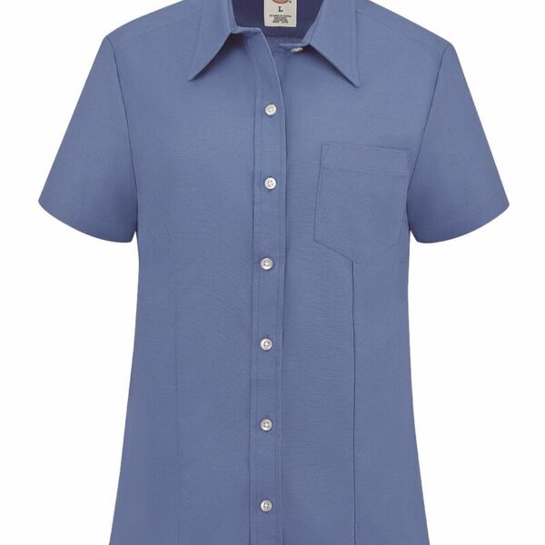 Women's Short Sleeve Stretch Oxford Shirt Thumbnail