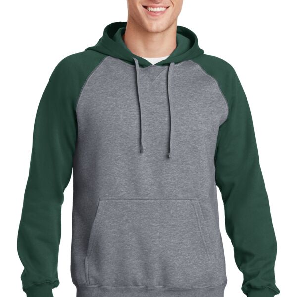 Unisex Colorblock Hooded Sweatshirt Thumbnail