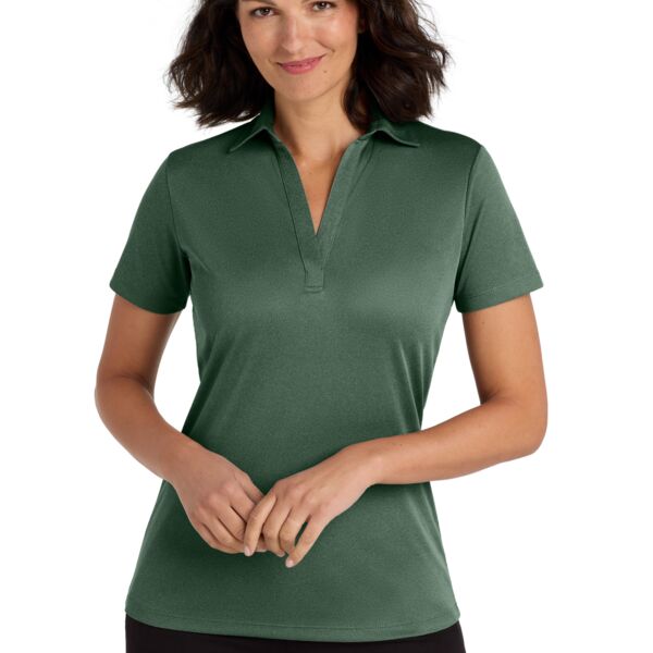 ® Ladies Heathered Silk Touch ™ Performance Polo Thumbnail